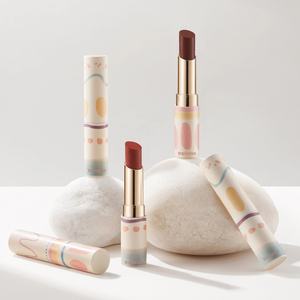 Étui à rouge à lèvres en aluminium rose doré, tube de rouge à lèvres personnalisé unique, tube rond vide en métal pour rouge à lèvres - Product Image 1