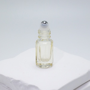3ml 6ml Luxury Perfume Steel Ball <b>Bottle</b> Roll on Octangle Glass <b>Bottles</b> - Product Image 4