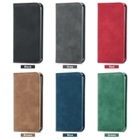 Étui portefeuille magnétique rétro mat en cuir pour Redmi A3 Turbo 3 5G POCO F6 Pro K70 13 4G Xiaomi Mi 14 Ultra avec support de téléphone et rabat
