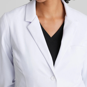Uniformes d'hôpital brodés par gommages médicaux blancs professionnels de XL pour des manteaux imprimés par médecins pour l'usage de laboratoire - Product Image 6