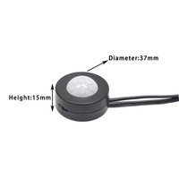 LP-8026 Capteur de lumière réglable 12V 24V Détecteur de mouvement PIR pour lampe à LED