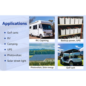 リチウムイオン電池鉛交換式12V 50Ah LiFePO4バッテリー工具玩具用カースクーター - Product Image 6