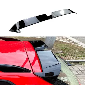 YXQ Hot Selling Exterior Accessories ABS Gloss Black Rear Top Wing Spoiler For VW Polo 9N 2003-2008