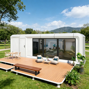 Casa Cápsula Espacial Grande de Dos Pisos, Personalizable, Ecológica, Oficina Modular Tipo Cápsula, Insonorizada, Prefabricada, Cuadrada - Product Image 5
