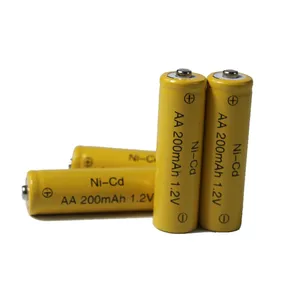 Rangordnung der besten ROHS alkalinen Batterie 1,2 V 200 Ah hohe Kapazität 3 AAA Nicd Sub C Batterie mit Tab