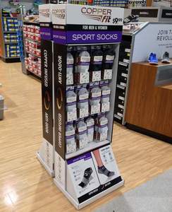 Holidaypac cartone biglietto di auguri calzini cappello <span class=keywords><strong>giradischi</strong></span> ruotare espositore piano rotante espositori - Product Image 5