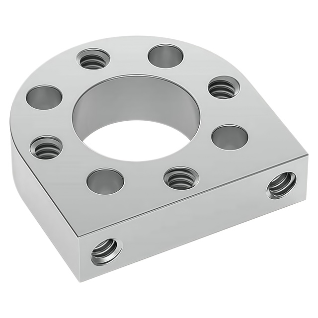 CNC Machined Aluminum Alloy Bracket Custom Precision Mechanical Parts