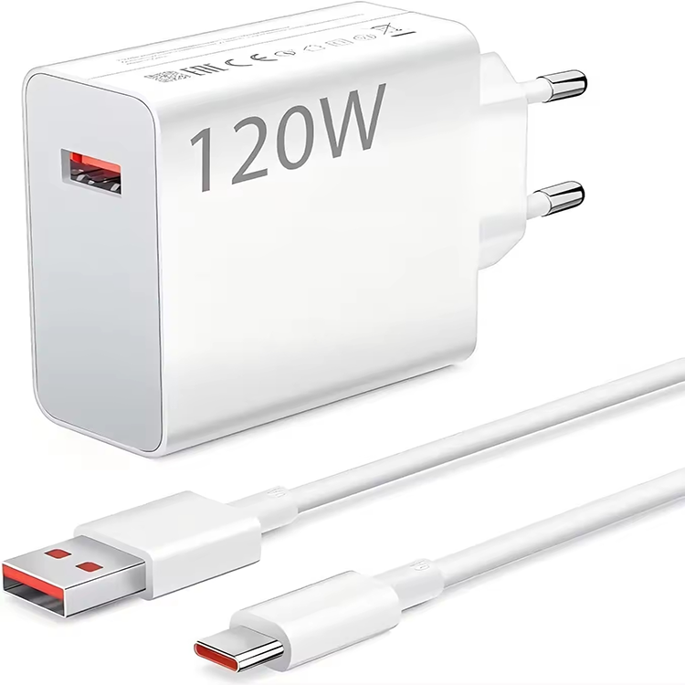 120W High Quality Super Fast Charger with 6A Type C Cable