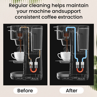 Tablettes de nettoyage pour machine à expresso pour le rinçage à contre-courant, l'élimination de l'huile de café, le groupe de brassage et l'entretien régulier