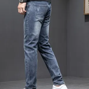 ANSZKTN The fall trend is all about matching men's slim straight leg casual baggy new pant jeans
