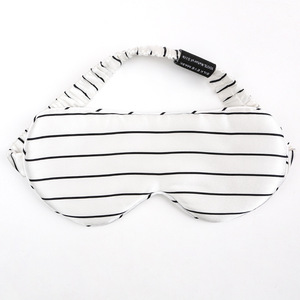 Mascarilla <span class=keywords><strong>para</strong></span> <span class=keywords><strong>dormir</strong></span> personalizada a rayas en <span class=keywords><strong>blanco</strong></span> y negro con logotipo, moda, viaje, salud ocular, suministro de fábrica - Product Image 2
