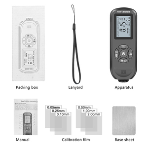 HW-300S ABS Coating Thickness <b>Gauge</b> 0-2000um Feeler Tester for Car Paint & Metal Battery-Powered Meter Thickness Measurement HW- - Product Image 5
