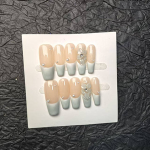 <span class=keywords><strong>Uñas</strong></span> Postizas Largas Hechas a Mano al por Mayor, <span class=keywords><strong>Diseño</strong></span> Artificial Nuevo y Bonito para Dedos, Disponible en Varios <span class=keywords><strong>Colores</strong></span> - Product Image 3