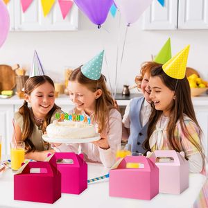 Caja <span class=keywords><strong>de</strong></span> cartón con asa SIHENY, reciclable, en colores brillantes surtidos, <span class=keywords><strong>para</strong></span> pasteles, <span class=keywords><strong>desayunos</strong></span>, dulces, queso, etc. - Product Image 5