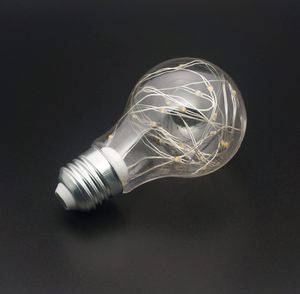 หลอดไฟ LED แบบไส้หลอดโบราณ A19 E26 2700K แสงสีขาวอบอุ่น หลอดไฟตกแต่งแบบสาย สำหรับตกแต่งบ้านในช่วงเทศกาล - Product Image 3