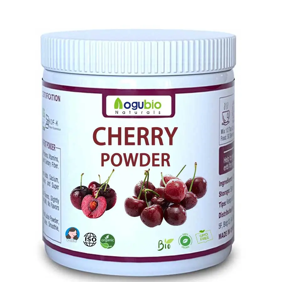 Aogubio Wateroplosbaar Puur Natuur Fruitpoeder Kersenfruit Extract Poeder Vitamine C Poeder