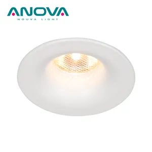 Ultra Mini Bezel Waterproof LED Downlight super thin cover fixed IP65 1W Recessed LED Spot Light