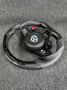 Volant de voiture LED en fibre de carbone, pour Volkswagen Golf7 MK7 Mk7.5 Golf6 GTI Scirocco Polo GTS <span class=keywords><strong>R</strong></span> <span class=keywords><strong>Line</strong></span> 2014-2017 - Product Image 2