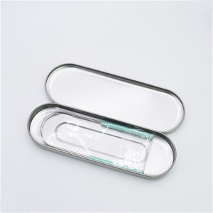 Toocare Vente Chaude Grattoir Nettoyant <span class=keywords><strong>de</strong></span> Langue Vibhuti en Acier Inoxydable Gris avec Manche - Product Image 4