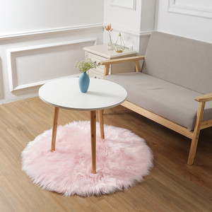 <span class=keywords><strong>Tappeto</strong></span> <span class=keywords><strong>in</strong></span> pelliccia finta con pelo alto, <span class=keywords><strong>tappeto</strong></span> <span class=keywords><strong>rotondo</strong></span>, <span class=keywords><strong>tappeto</strong></span> <span class=keywords><strong>in</strong></span> pelle di pecora rosa, per l'esercizio e la preghiera - Product Image 3