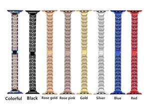 <span class=keywords><strong>Bracelet</strong></span> pour femmes pour <span class=keywords><strong>Apple</strong></span> <span class=keywords><strong>Watch</strong></span> 40mm <span class=keywords><strong>44mm</strong></span> 41mm 45mm 46mm 49mm <span class=keywords><strong>Bracelet</strong></span> en <span class=keywords><strong>acier</strong></span> inoxydable avec diamants pour IWatch Series 10 9 8 7 6 5 4 - Product Image 5