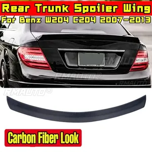 สำหรับ Mercedes Benz W204 C204 Coupe C180 C200 C250 C300 C63 AMG 2007-2013 ชุดแต่งปีกหลัง สปอยเลอร์หลังรถยนต์ ชิ้นส่วนภายนอก - Product Image 1
