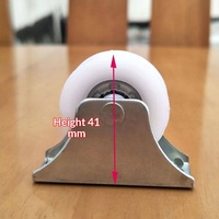 Roulette de glissière inférieure vintage en alliage d'aluminium pour porte et fenêtre coulissante, type 70C, vente directe