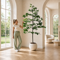 Künstlicher Olivenbaum 1,5m-2,4m - Umweltfreundliche Kunststoff-Pflanze für Innenräume, Wohnzimmer, Büro, Schlafzimmer - Hohe Kunstpflanze