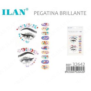 Pegatinas Brillantes Ilan para Rostro, Ojos y Uñas para Maquillaje de Fiesta 32642 - Product Image 4