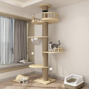 Grandi strutture per gatti in legno massello e prodotti a torre per l'ingrosso e la personalizzazione - Product Image 3