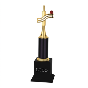 Trofeo de metal duradero, adecuado para instituciones educativas y organizaciones profesionales, trofeos de cricket de metal. - Product Image 1