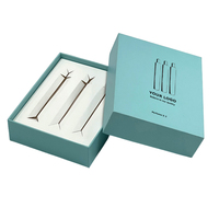 Emballage de boîte-cadeau de parfum en carton rigide de luxe avec logo personnalisé pour 3 bouteilles