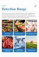 Détecteur de résidus de pesticides pour la sécurité des fruits, légumes et viandes, analyseur de test rapide avec imprimante