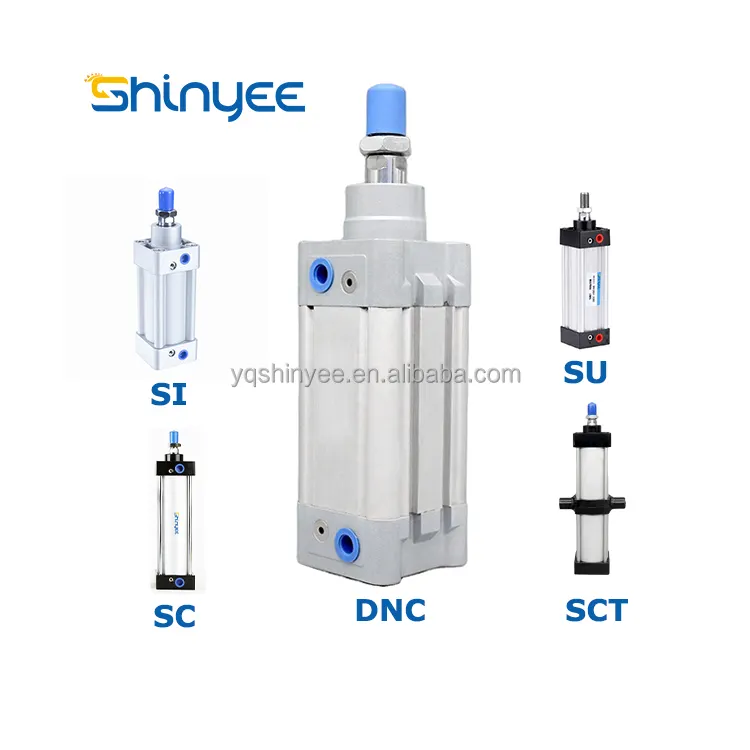 SHINYEE 공압 실린더 festos 유형 dnc 공기 cylind 압축 공압 작은 공기 실린더 공압