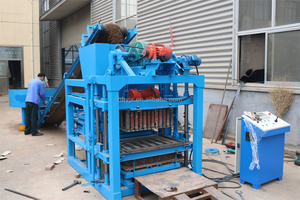 QTJ 4-28 Distribution automatique de matériaux pavage de sable creux pose moulage béton pavé blocs ciment brique faisant la Machine - Product Image 2