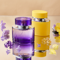 Flacon de parfum en verre de luxe unique et haut de gamme de 80 ml, vide, avec vaporisateur, magnifique, par le fabricant Anding