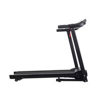 Tapis roulant pliable 2,5 CV, 1 à 14 km/h, écran LCD 5 pouces, MP3, fréquence cardiaque, charge maximale 120 kg, machine de course compacte pliable pour la maison et la mini-salle de sport