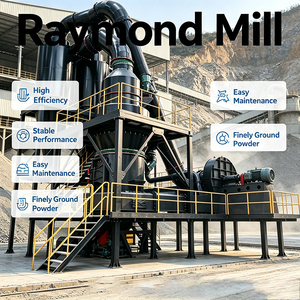 Mulino Raymond Durevole per la Macinazione di Marmo, Talco e Barite con Regolazione della Finezza - Prezzo di Fabbrica - Product Image 3