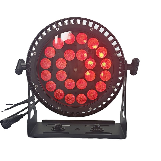 Waterproof High Quality IP65 Outdoor Stage Lighting 24 Led 18w Zoom Par Can 6in1  Light for Tv Shows