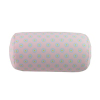 Coussin cylindrique imprimé coloré ultra-doux en microbilles pour la décoration intérieure, la sieste, le soutien lombaire et les voyages