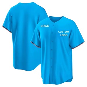Custom Made Unisex <b>Baseball</b> Softball Two Button Jersey Plus Size Breathable Lightweight Anti-Bacterial Quick Dry Team Wear 100% - Product Image 4