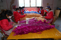 Bleu marine couture tissu ruban coq plume frange garniture pour bricolage artisanat vêtements robe Costume chapeau accessoire fête décor à la maison