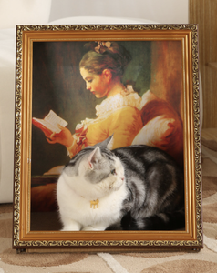 반 고흐에서 영감을 받은 고양이 스크래쳐 매트, 예술적인 벽 장식 (새끼 고양이 스크래칭용) - Product Image 6