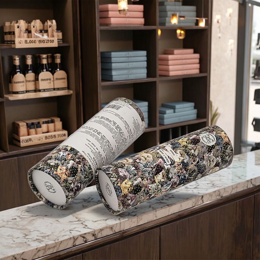 Custom Wholesale Kraft Paper Tube Leisure Food Health Products Packaging Paper Tube Customization