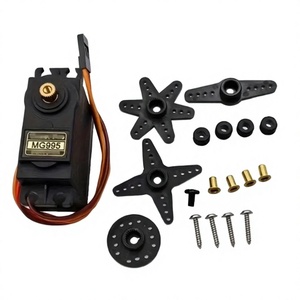 13 กก. MG995 / 11 กก. MG996R มินิเซอร์โวมอเตอร์ 55 ก. เกียร์บังคับเลี้ยวโลหะ หุ่นยนต์สองขา/อุปกรณ์ควบคุม/รถบังคับวิทยุ - Product Image 1