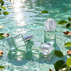 Flacon pulvérisateur vide de luxe en verre de 30 ml pour lotion, cosmétique, fond de teint, avec pompe, sérigraphie et estampage à chaud, rechargeable - Product Image 3