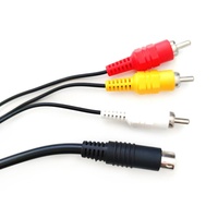 Cable Adaptador AV con Cable de 1.8M para Consola Saturn RCA, Venta al Por Mayor