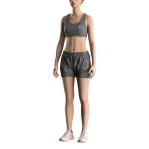 Pantalones Cortos Deportivos 2 en 1 para Mujer, de Secado Rápido, con Forro, para Entrenamiento, Yoga y Gimnasio - Product Image 5