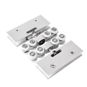 Ruedas colgantes de acero inoxidable Kaishengxi, 8 ruedas, 8 unidades de accionamiento para rodillos de puertas correderas sin marco - Product Image 2