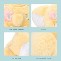 Peluche citron thème crème glacée Zhuoqu – Compagnon oreiller unisexe – Cadeau d'anniversaire idéal – Matière polyester et coton PP